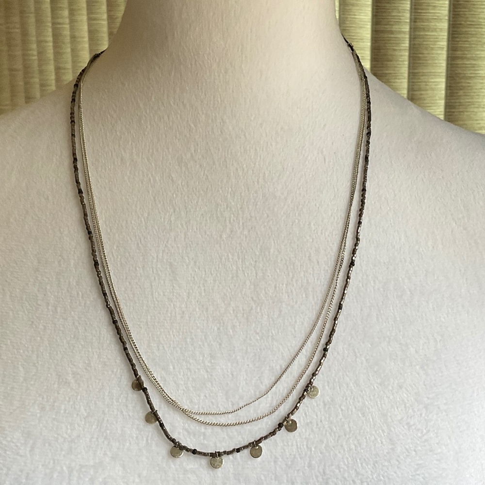 Stella & Dot Chain and Bead Necklace